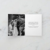 London Wedding | Hartelijk dank + Fotokaart Kaart (Binnen)