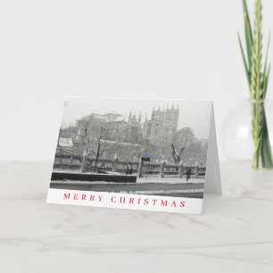 London Westminster Abbey voir la carte de Noël