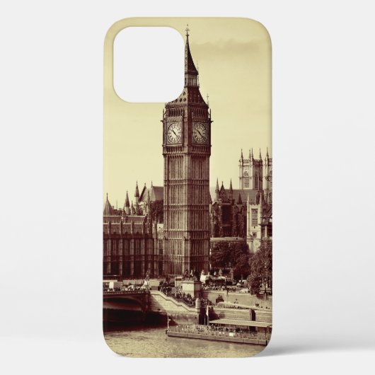 London Westminster met Big Ben en bridge. Case-Mate iPhone Case (Achterkant)