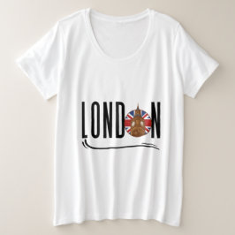 London Women Plus Size T-Shirt
