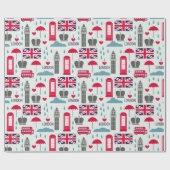 London Wrapping Paper Cadeaupapier (Vlak)