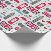 London Wrapping Paper Cadeaupapier (Hoek)