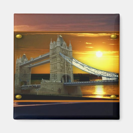 London's Tower Bridge Magnet (Devant)