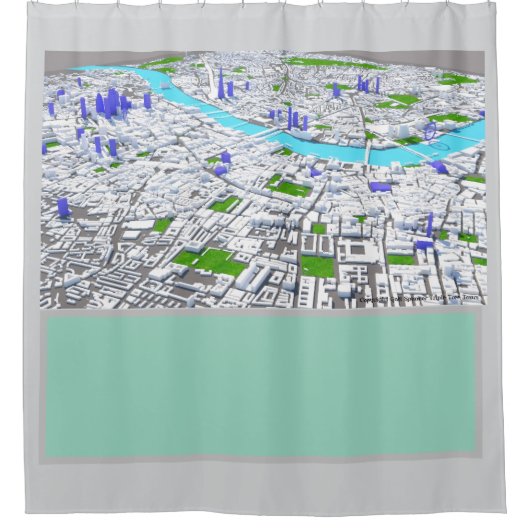 Londres 3D Rideau de douche 2015 (Devant)