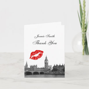 Londres Angleterre Skyline Kiss #1 BW Merci