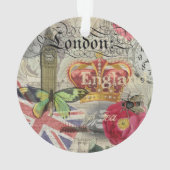 Londres Angleterre Voyage Europe Vintage Art (dos)