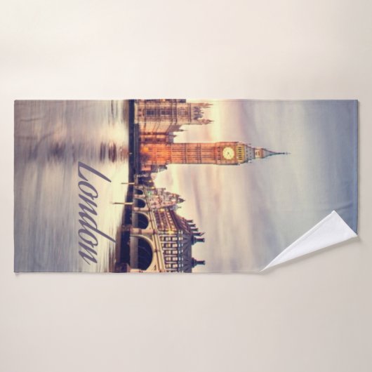 Londres Big Ben (Serviette de bain)