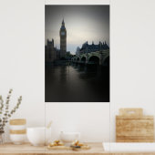 Londres - Big Ben - Thames - Poster (Cuisine)