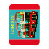Londres Bus Fridge Magnet (Vertical)