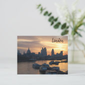 Londres - Carte postale River Thames Sunrise (Debout devant)