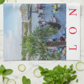 Londres en été serviette à thé (Plié)