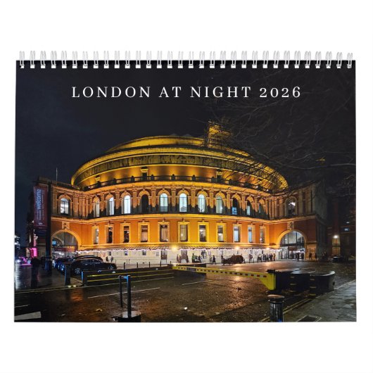 Londres la nuit Calendrier 2026 (Protection)