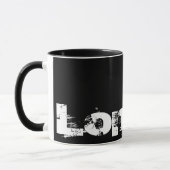 Londres - Mug De Style Noir Et Blanc Cool (Gauche)