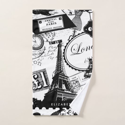 Londres, Paris (Serviette à main)