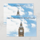 Londres Photo - 3x5 Save the Date (Devant / Derrière)