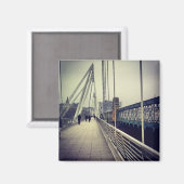 Londres - Pont à Charing Cross Magnet (Recto/Verso)
