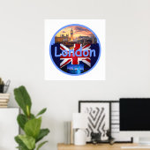 LONDRES POSTER (Bureau à domicile)