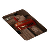 Londres - Rainy Day Phone Box - Umbrella Magnet (Côté Droit)