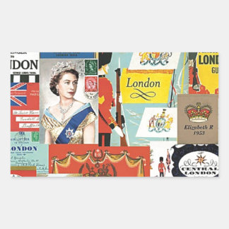 Londres Rechthoekige Sticker