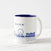 Londres skyline Mug (Devant droit)