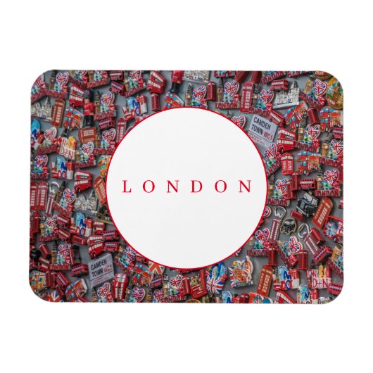 Londres souvenir magnets vue frigo aimant (Horizontal)