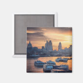 Londres sur Sunrise Magnet (Recto/Verso)
