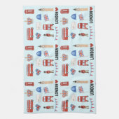 Londres Thème Cuisine Serviette de thé (Vertical)