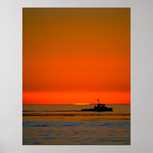 Lone Boat Poster (Voorkant)