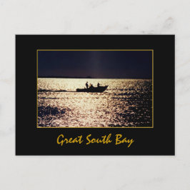 Lone Boaters bij Twilight Briefkaart