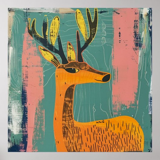 Lone Buck 🦌 Poster (Voorkant)