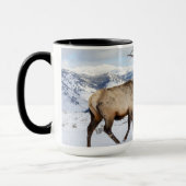 Lone Bull Elk | Nationaal Park Yellowstone Mok (Links)