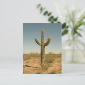 Lone Cactus Briefkaart (Staand voorkant)