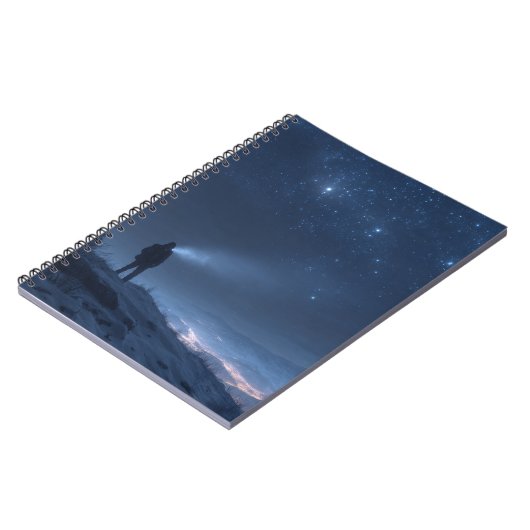 Lone Explorer Starry Night Carnet (Côté gauche)