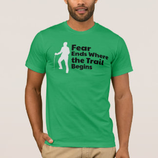 Lone Hiker Silhouette – Trail Getest T-shirt