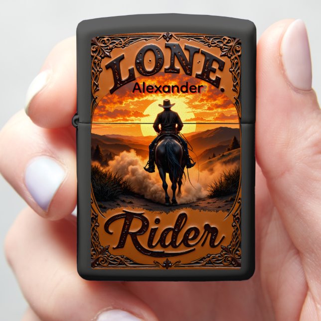 Lone Horse Ruiter Sunset Trail Case (In Hand)