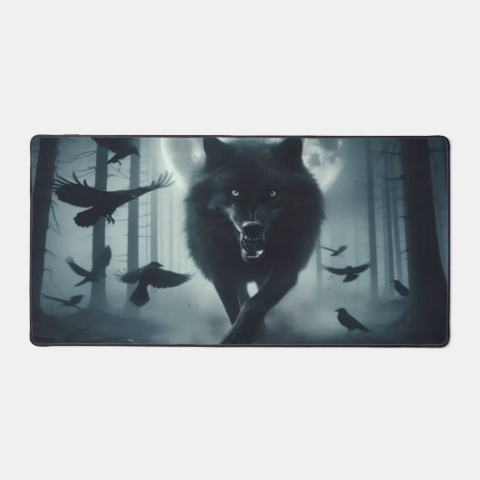 Lone Hunter Desk Mat (Voorkant)