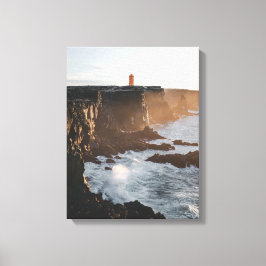 Lone Lighthouse Canvas Afdruk