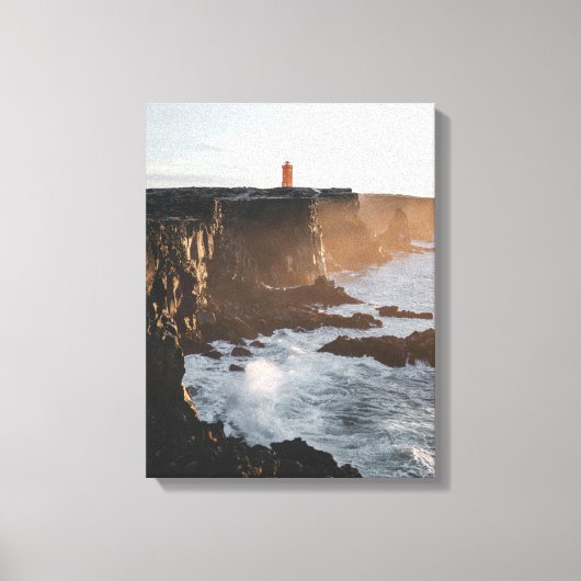 Lone Lighthouse Canvas Afdruk (Voorkant)