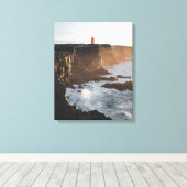 Lone Lighthouse Canvas Afdruk (Insitu (Houten vloer))