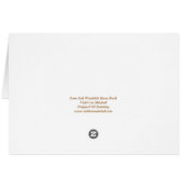 Lone Oak at Woodside Horse Park carte de voeux (Dos Horizontal)