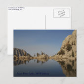 Lone Pine Lake, Mt Whitney Briefkaart (Voorkant / Achterkant)