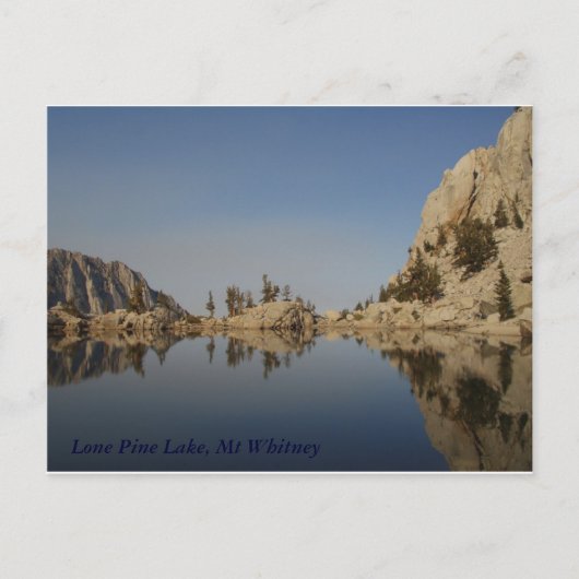 Lone Pine Lake, Mt Whitney Briefkaart (Voorkant)