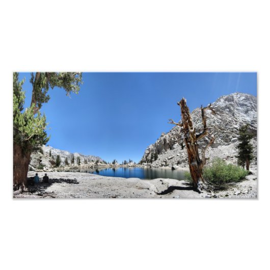 Lone Pine Lake - Mt Whitney Trail - Sierra Nevada Foto Afdruk (Voorkant)