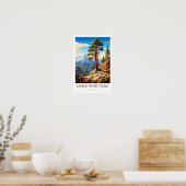 Lone Pine Peak California Reisprint Poster (Keuken)