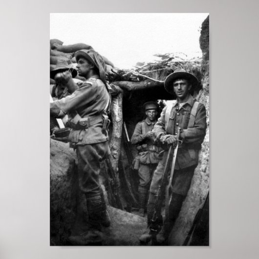 Lone Pine Trenches, Gallipoli Poster (Voorkant)