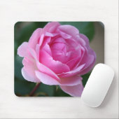 Lone Pink Rose Mousepad Muismat (Met muis)