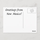 Lone Purple Cactus Flower Nouveau-Mexique Carte de (Dos)