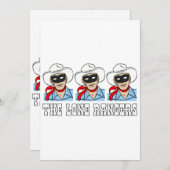 Lone Rangers Kaart (Voorkant / Achterkant)