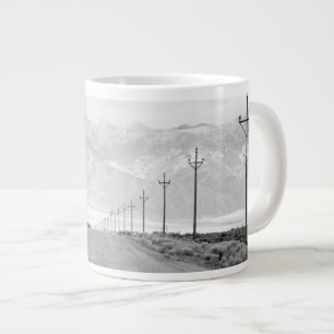 Lone Road en Power Lines San Juan-gebergte Extra Grote Beker