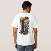 Lone Samurai Warrior T-shirt (Achterkant volledig)